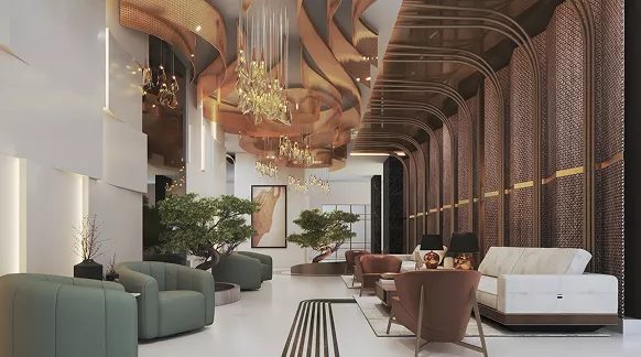 The 41 West lobby lounge